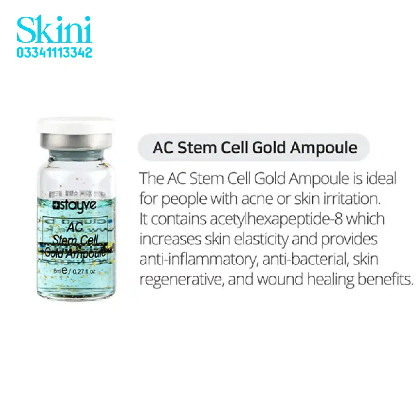 Original Stayve AC Stem Cell Gold Ampoule