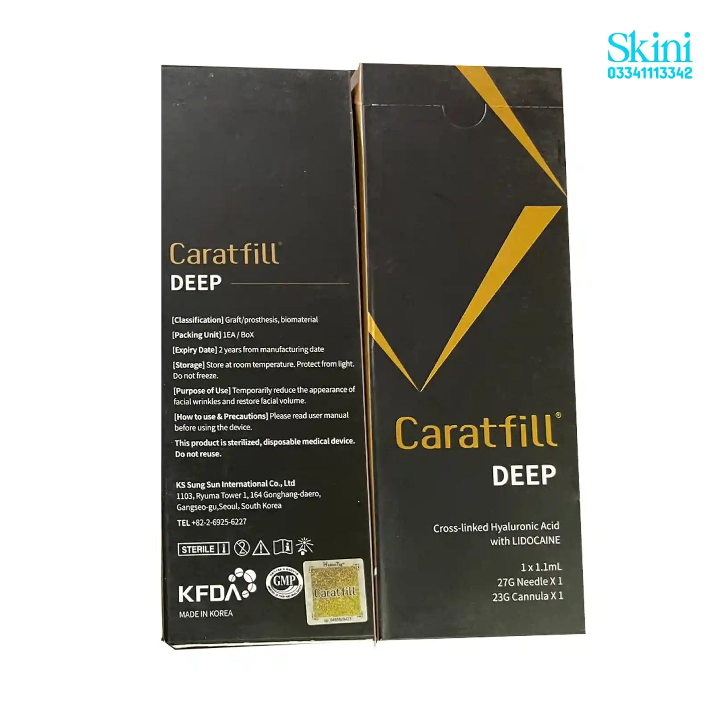 Caratfill Dermal Filler (KISS, SUB-Q, DEEP) – Premium Korean HA Fillers Caratfill DEEP