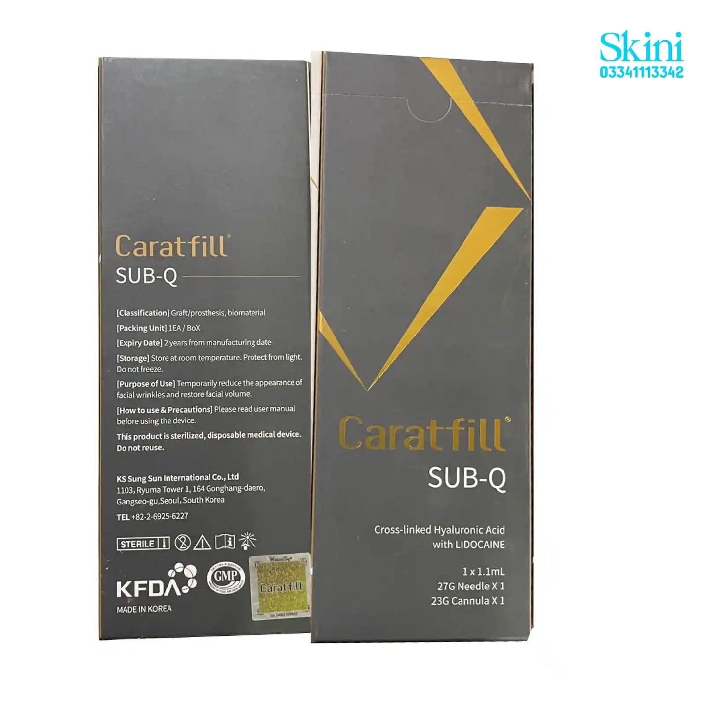 Caratfill Dermal Filler (KISS, SUB-Q, DEEP) – Premium Korean HA Fillers Caratfill SUB-Q