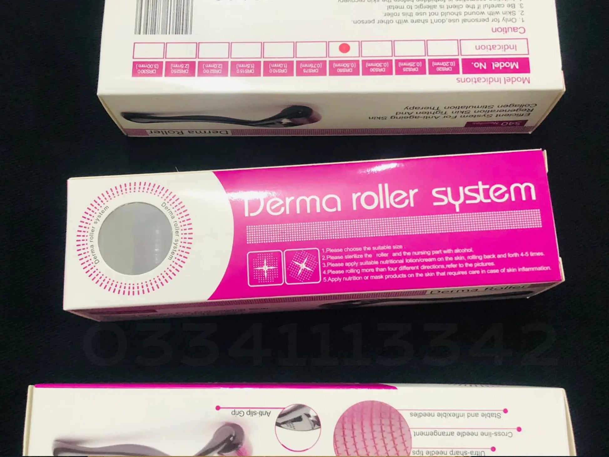 Derma Roller 0.5mm, 1mm, 1.5mm