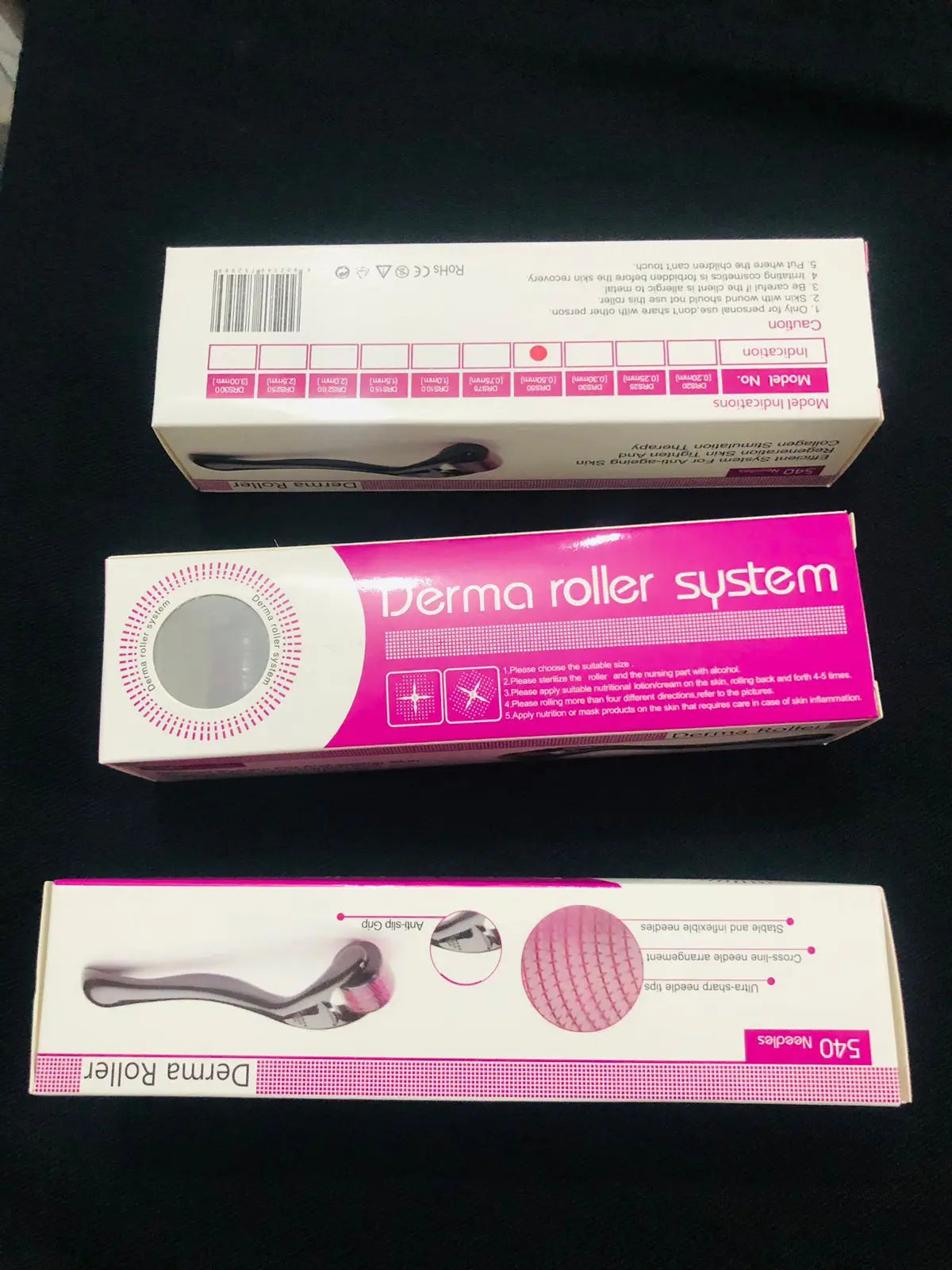 Derma Roller 0.5mm, 1mm, 1.5mm