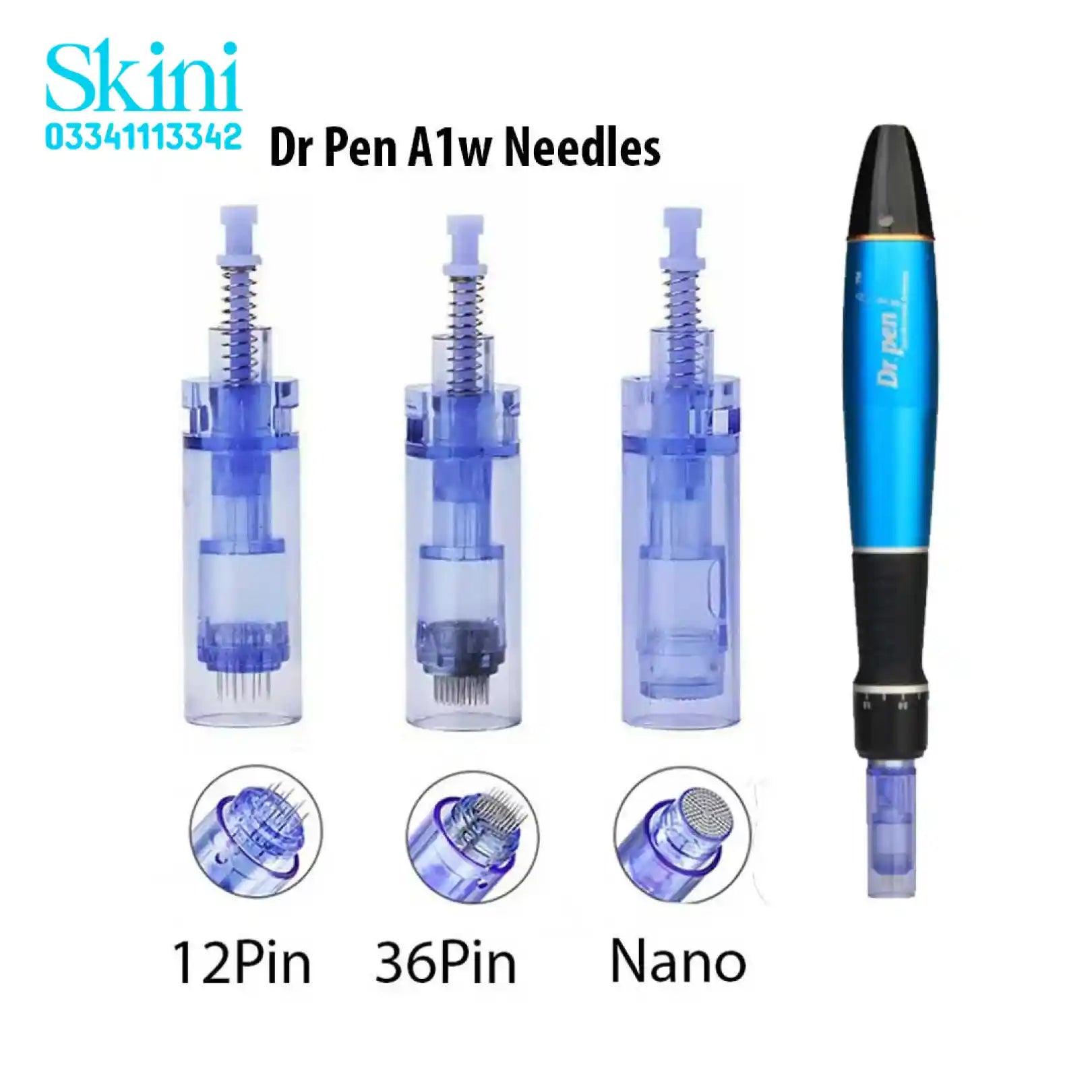 Dr Pen A1w Needles/Cartridges 12 pin, 36 pin, Nano, 1 pin