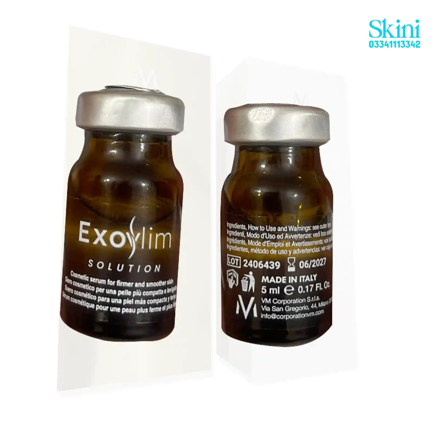 Exo V Slim Solution 5ml Made In Italy - ExoVSlim 1 Vial