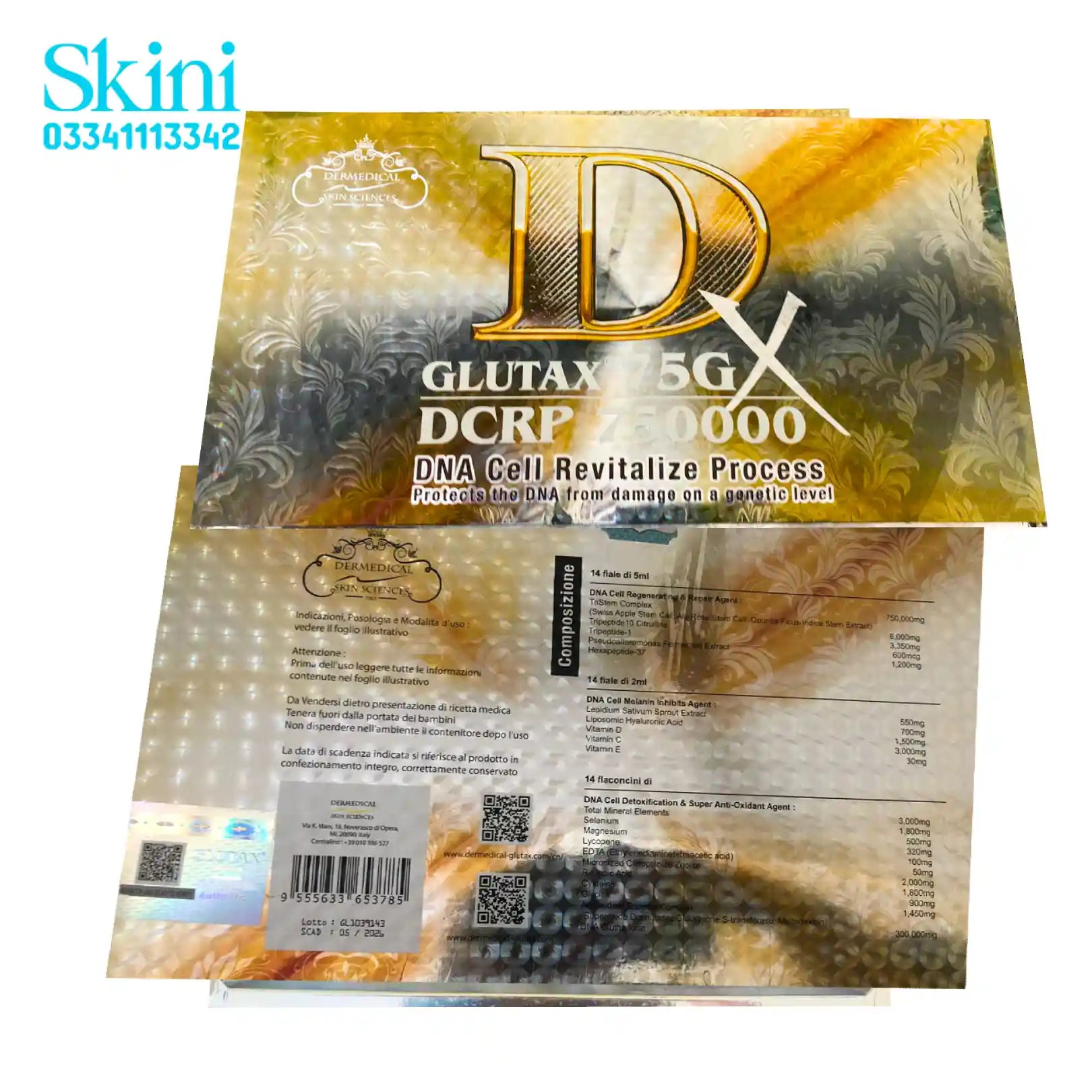 Glutax 75GX DCRP 750000 Skin Whitening