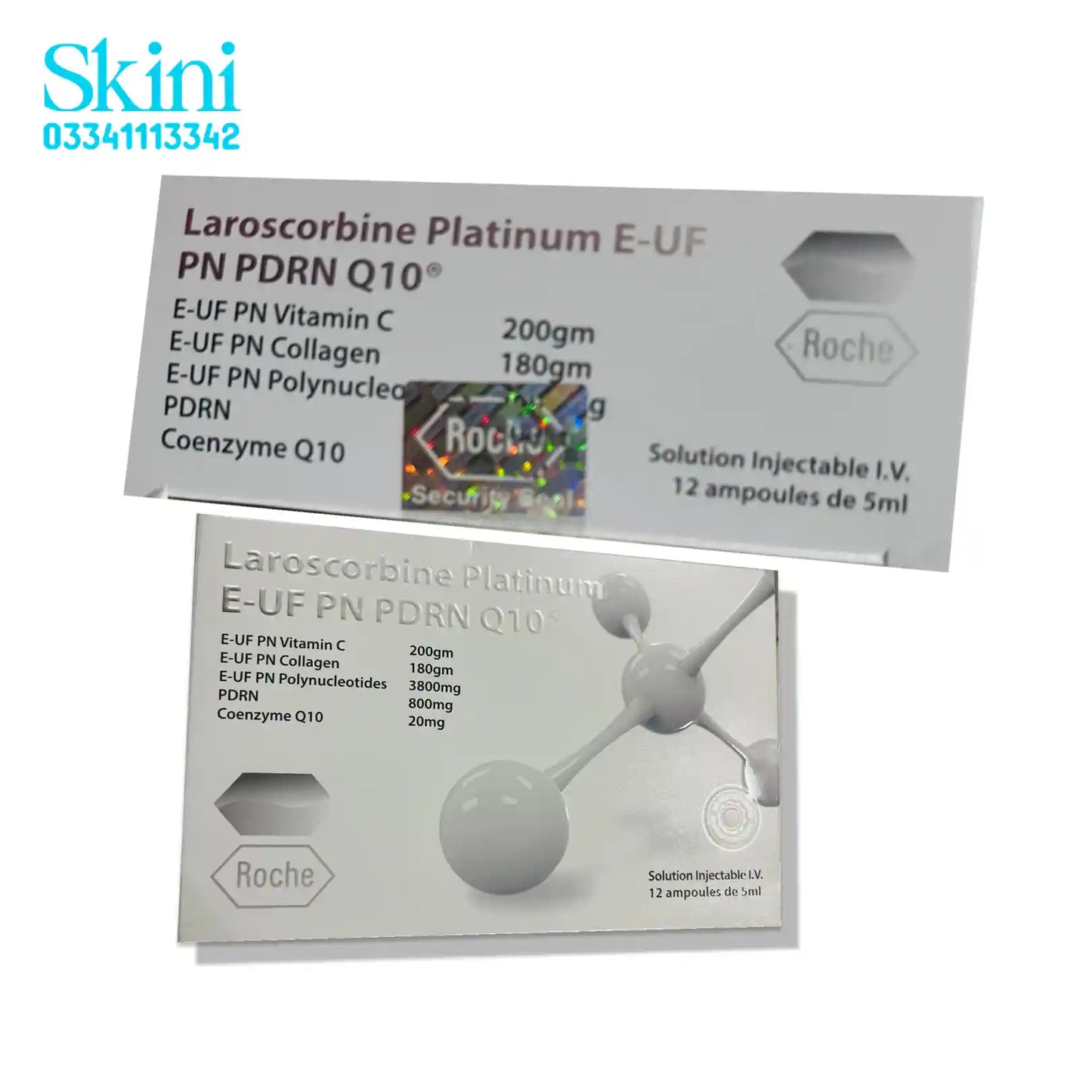 Laroscorbine Platinum E UF PN PDRN Q10 Anti-Aging injections