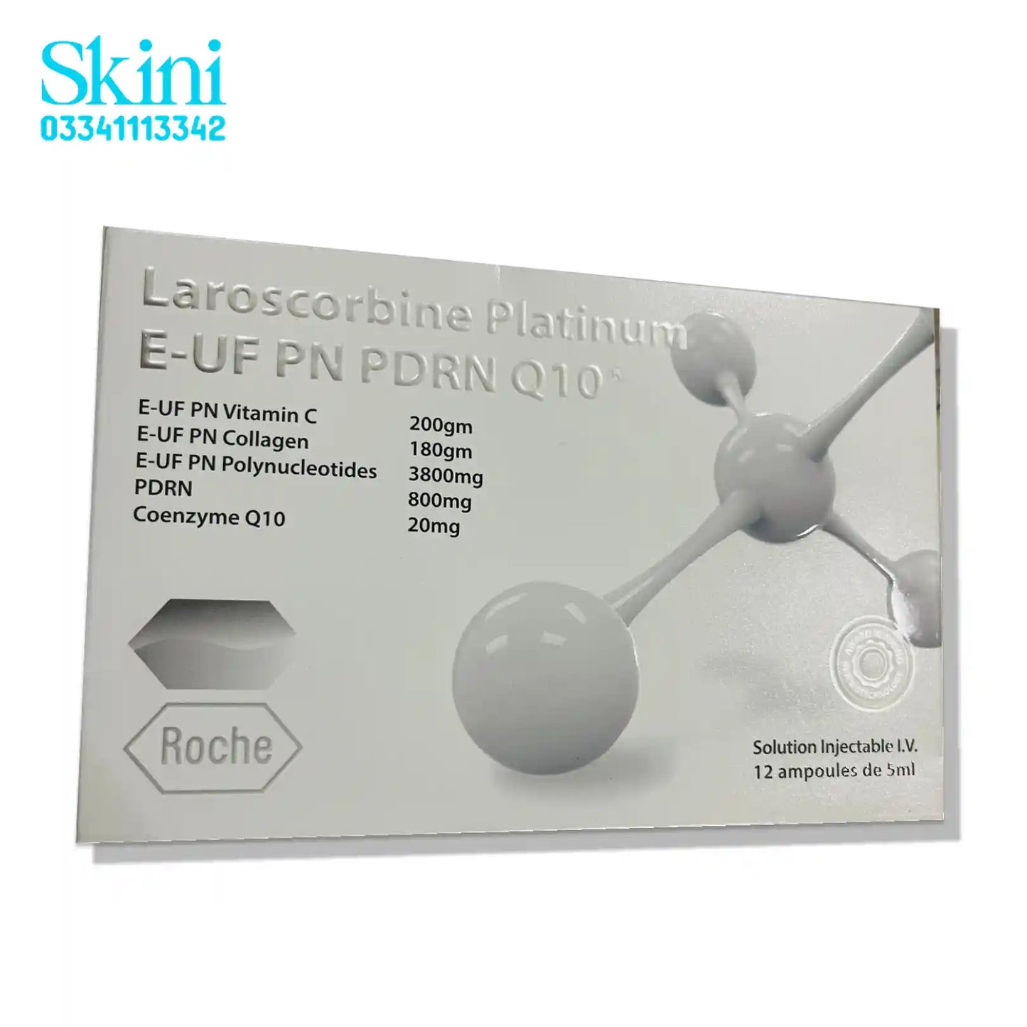 Laroscorbine Platinum E UF PN PDRN Q10 Anti-Aging injections