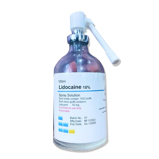 Lidocaine 10% Spray Solution