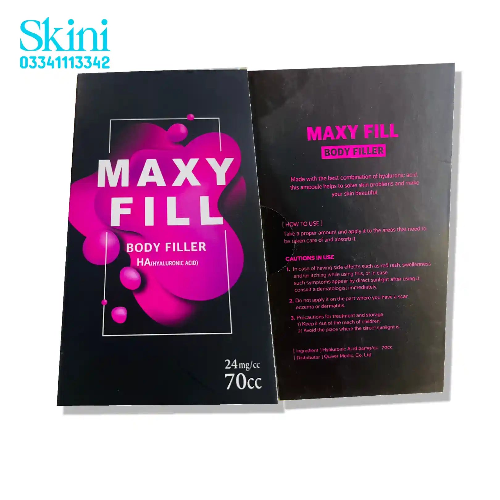 Maxy Fill Body Filler HA(HYAluronic Acid) 24mg/cc 70CC