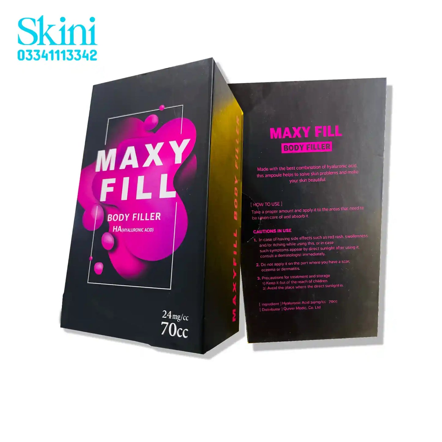 Maxy Fill Body Filler HA(HYAluronic Acid) 24mg/cc 70CC