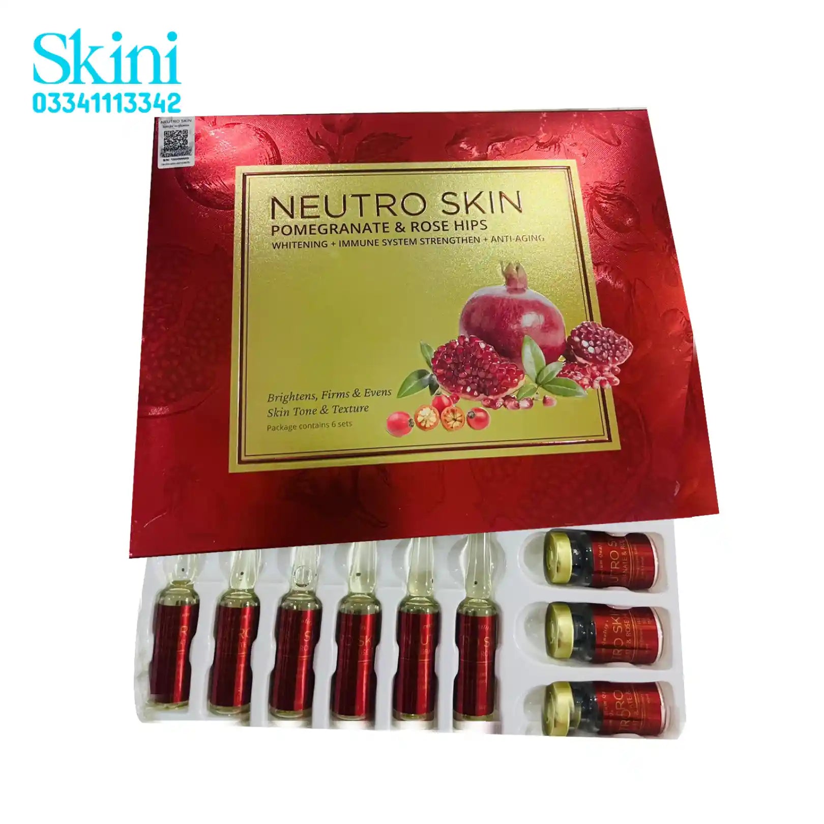 Neutro Skin Pomegranate & Rose Hips Whitening injections