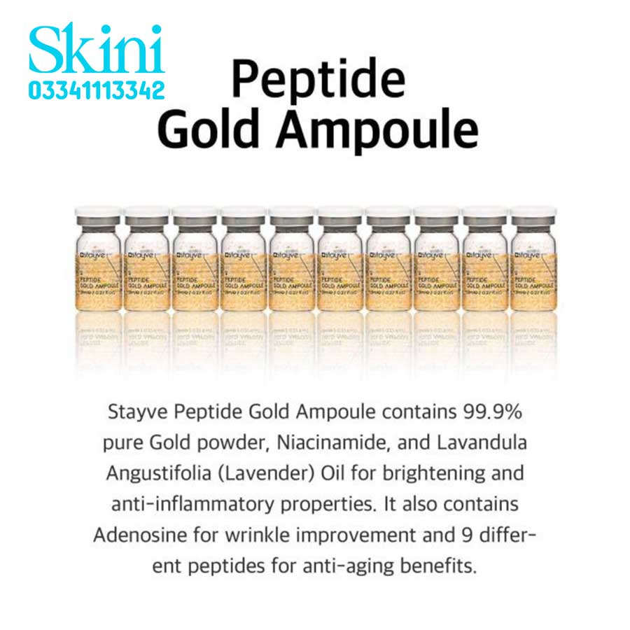 Stayve Peptide Gold Ampoule Made in Korea