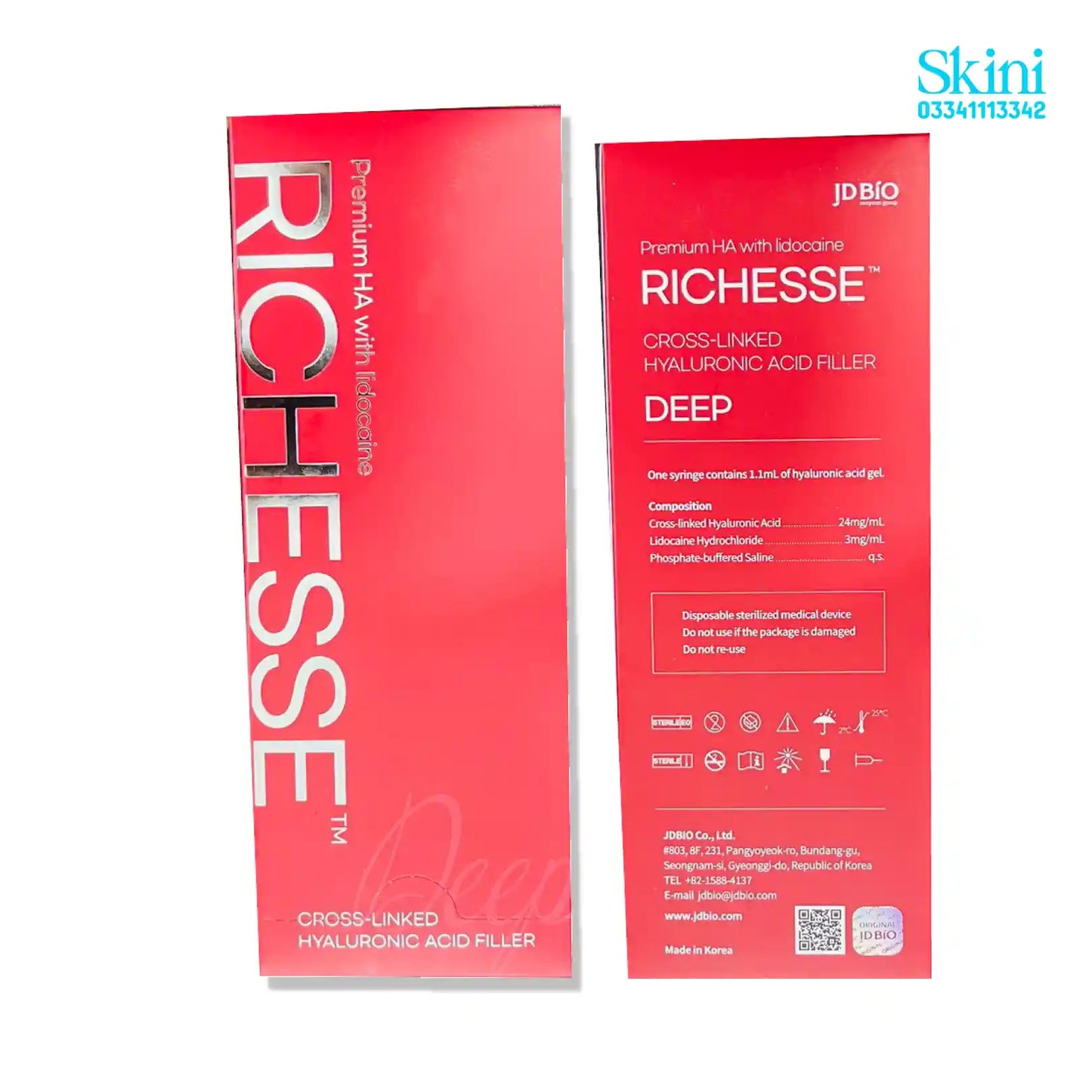 RICHESSE Premium HA With Lidocain - Made in Korea DEEP