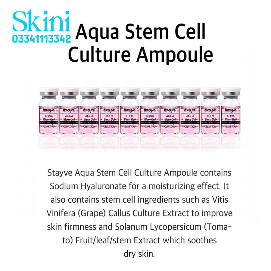 Aqua Stem cell culture Ampoule Original Stayve serum