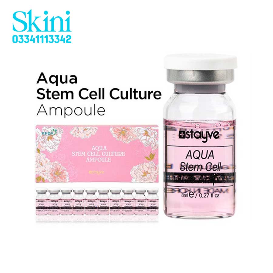 Aqua Stem cell culture Ampoule Original Stayve serum Korean