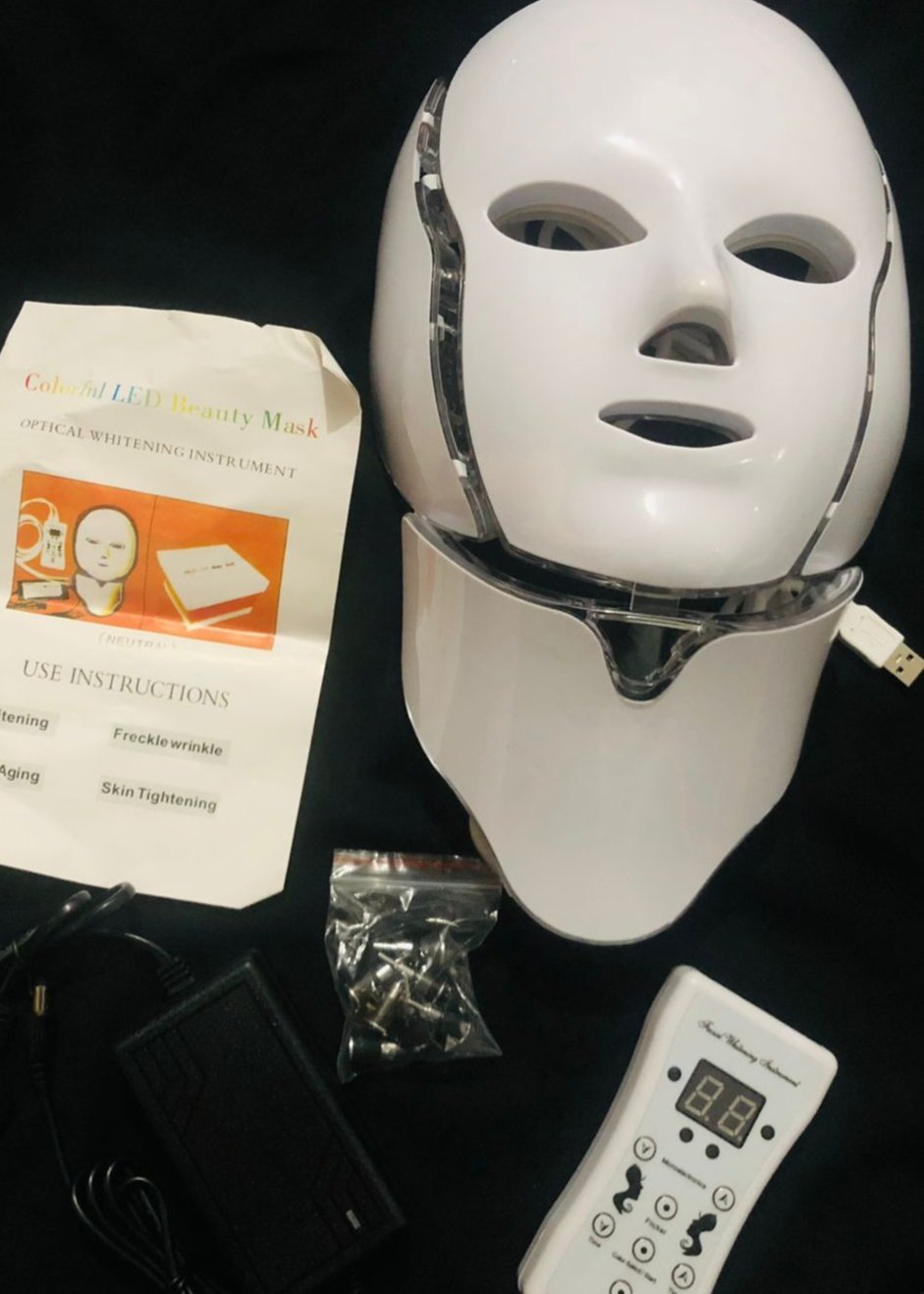 LED Face mask With Neck