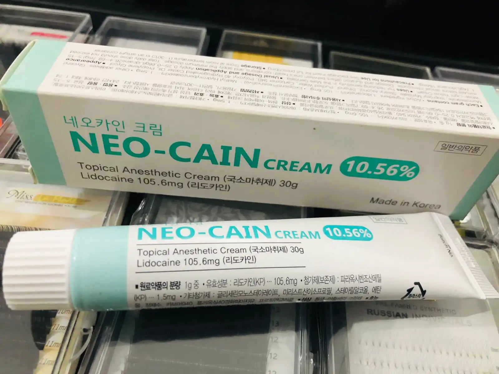 Neo-Cain Numbing Cream Tube 10.56% Made in Korea