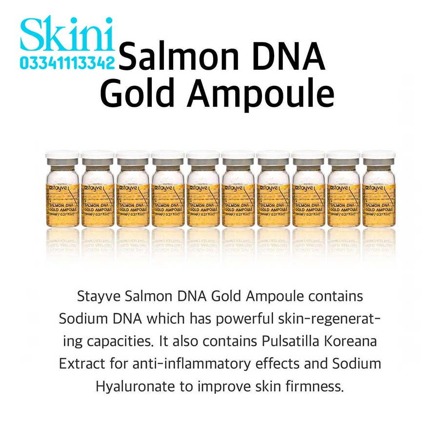 Original Salmon DNA Gold Ampoule Stayve Booster Serum